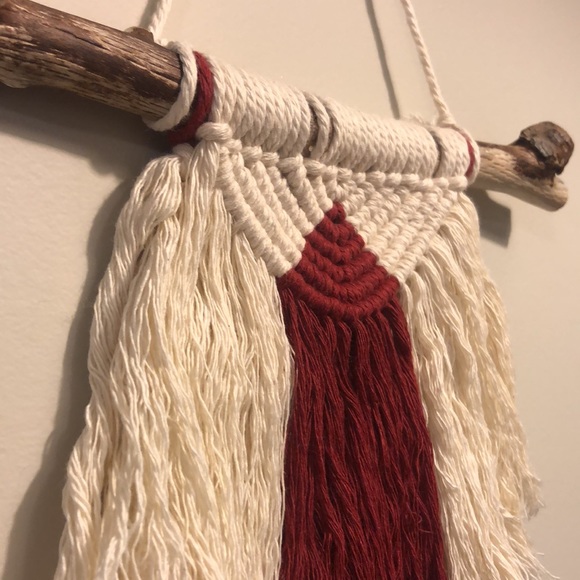 Small Macrame Wall Hanging - Picture 4 of 5